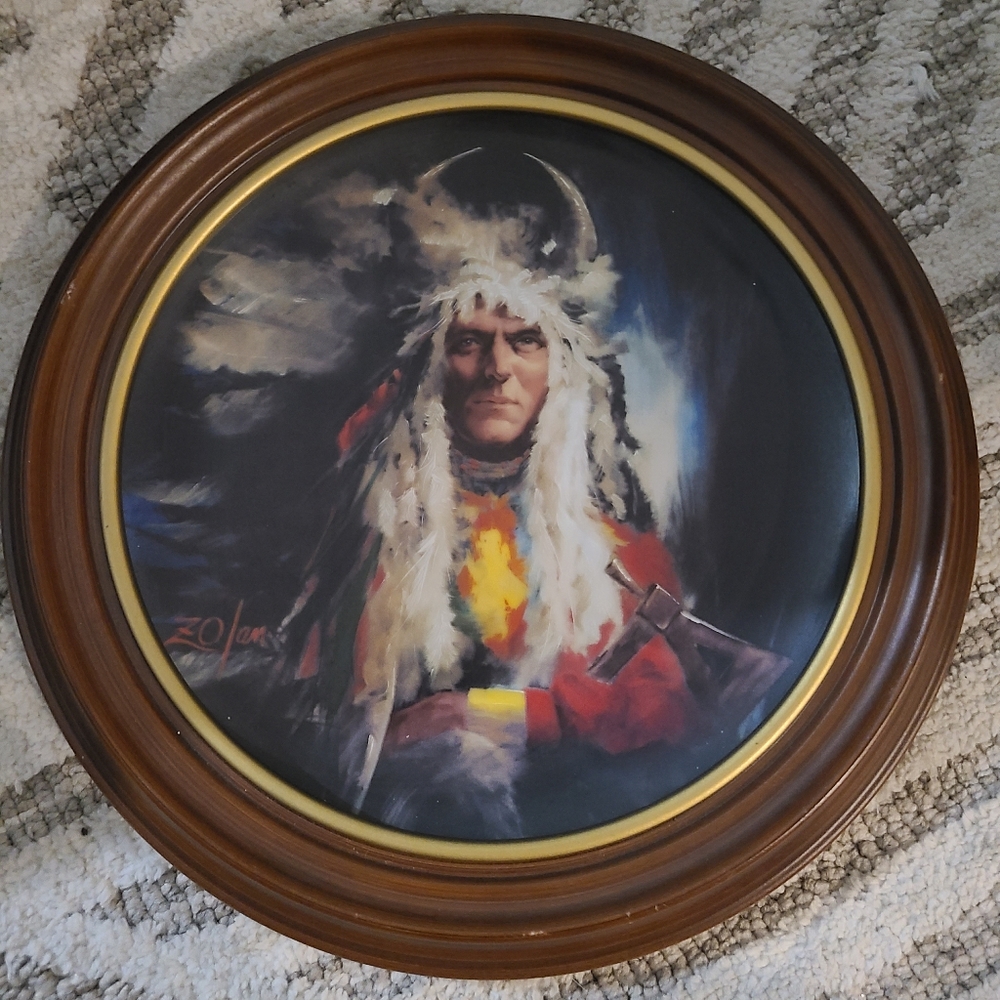 Algonquin Collector Plate by Donald Zolan 1983